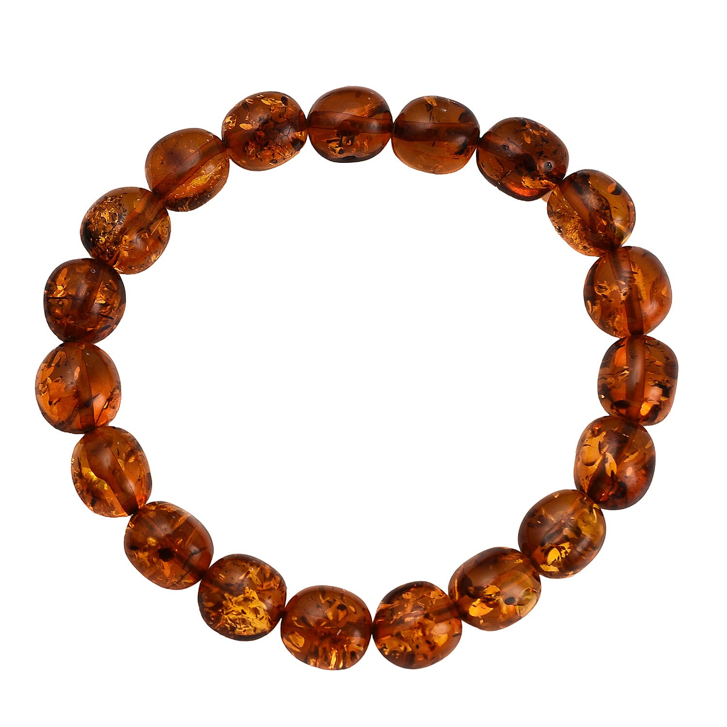 Natural Baltic Amber Bracelet (Size 7 - 10)