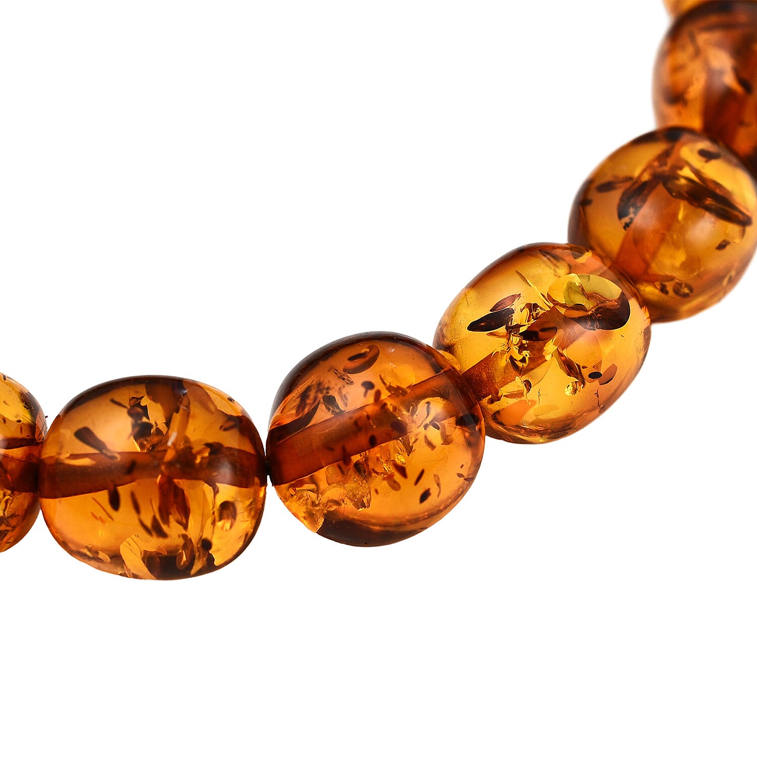 Natural Baltic Amber Bracelet (Size 7 - 10)