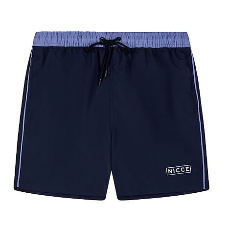 NICCE Woven Mens Swim Shorts (Size XL) - Navy