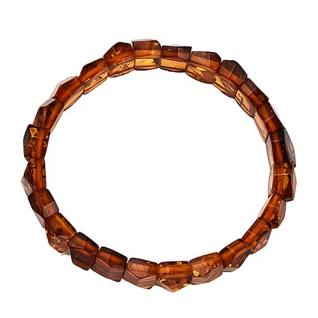 Natural Baltic Amber Bracelet (Size -7)