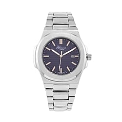 GENOA Desire Limited Edition - Japanese Movt 3ATM Water Resistant Black Dial Watch with Chain Strap in Gold Tone