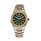 GENOA Desire Limited Edition -  Japanese Movt 3ATM Water Resistant Green Dial Watch with Chain Strap in Two Tone