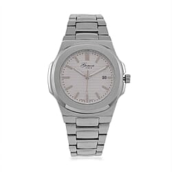 GENOA Desire Limited Edition - Japanese Movt 3ATM Water Resistant Black Dial Watch with Chain Strap in Gold Tone