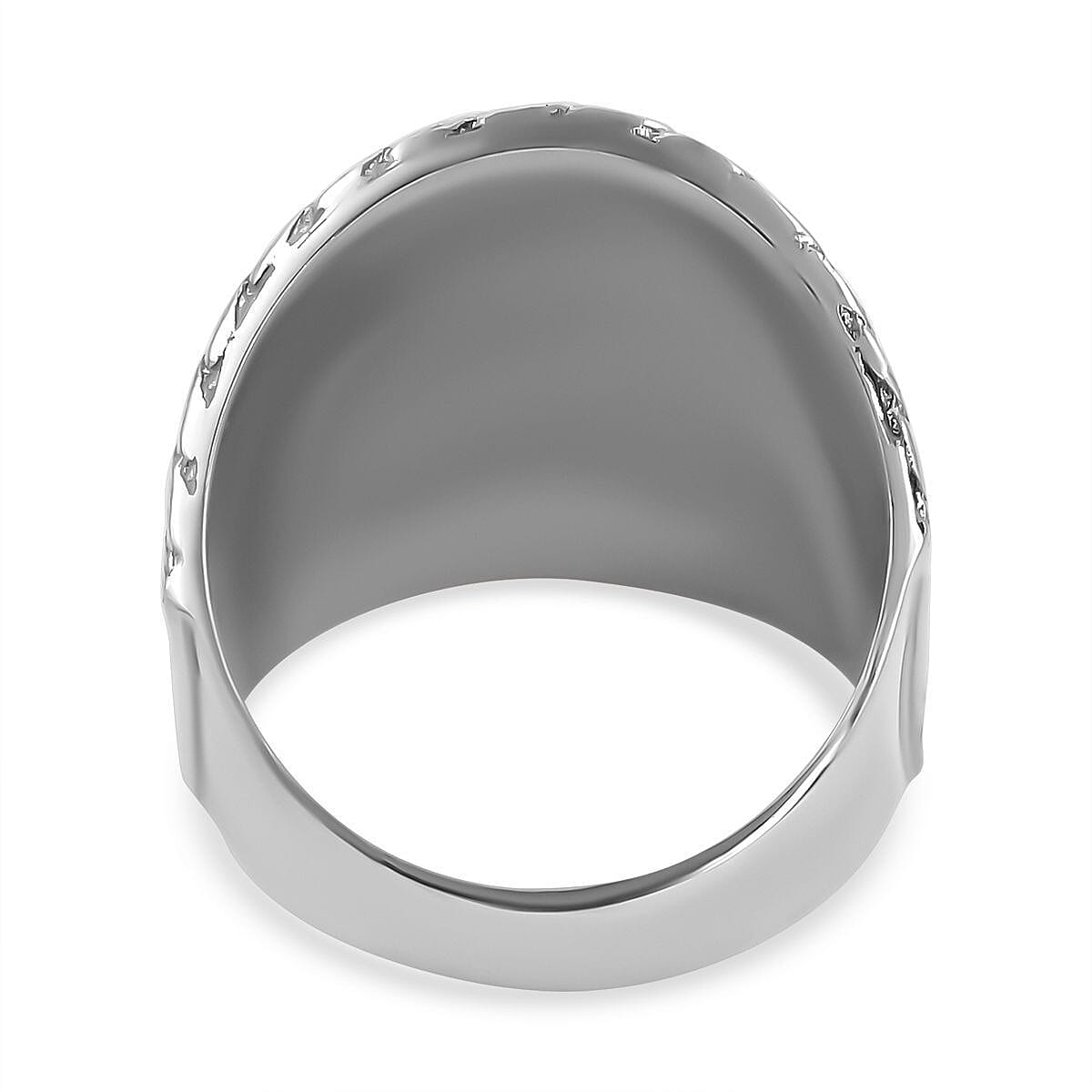 Royal Bali Collection - Handmade Sterling Silver Pebble Ring, Silver Wt. 6.30 Gms.
