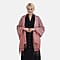 Closeout Deal - Scarf with sequins and tassels - Mauve