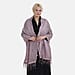 Closeout Deal - Scarf with sequins and tassels - Mauve