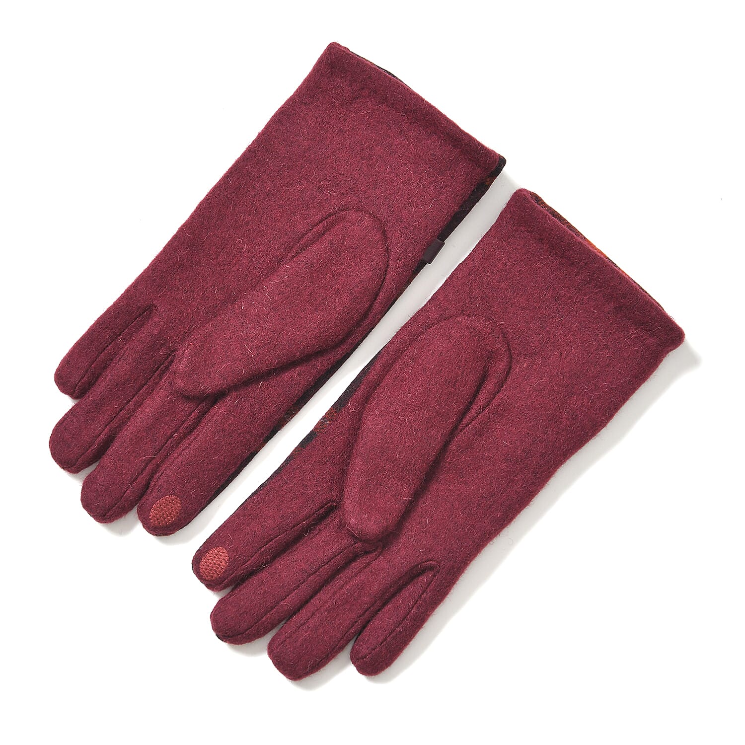 Winter Fashion Must Have - Designer Inspiration - CASHMERE Gloves - Wine Red