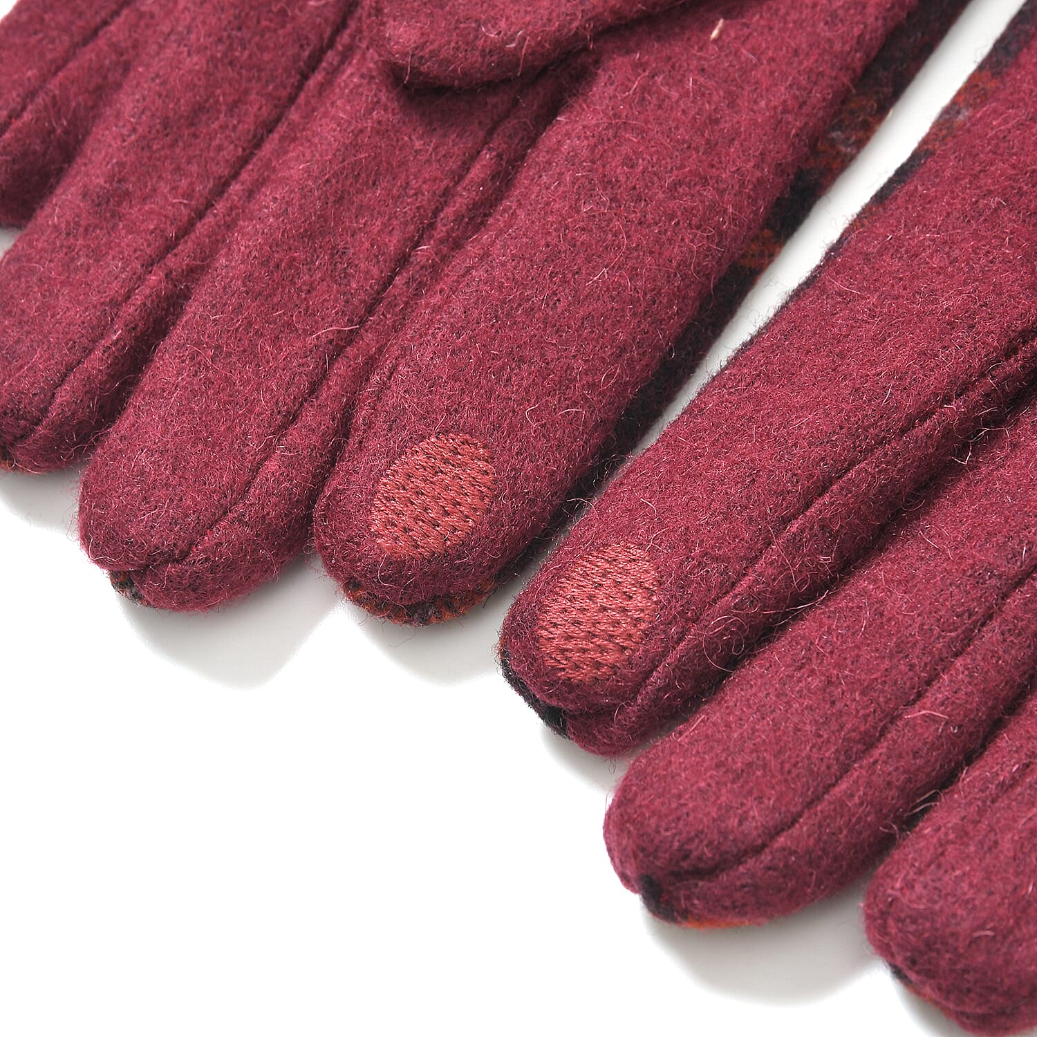 Winter Fashion Must Have - Designer Inspiration - CASHMERE Gloves - Wine Red
