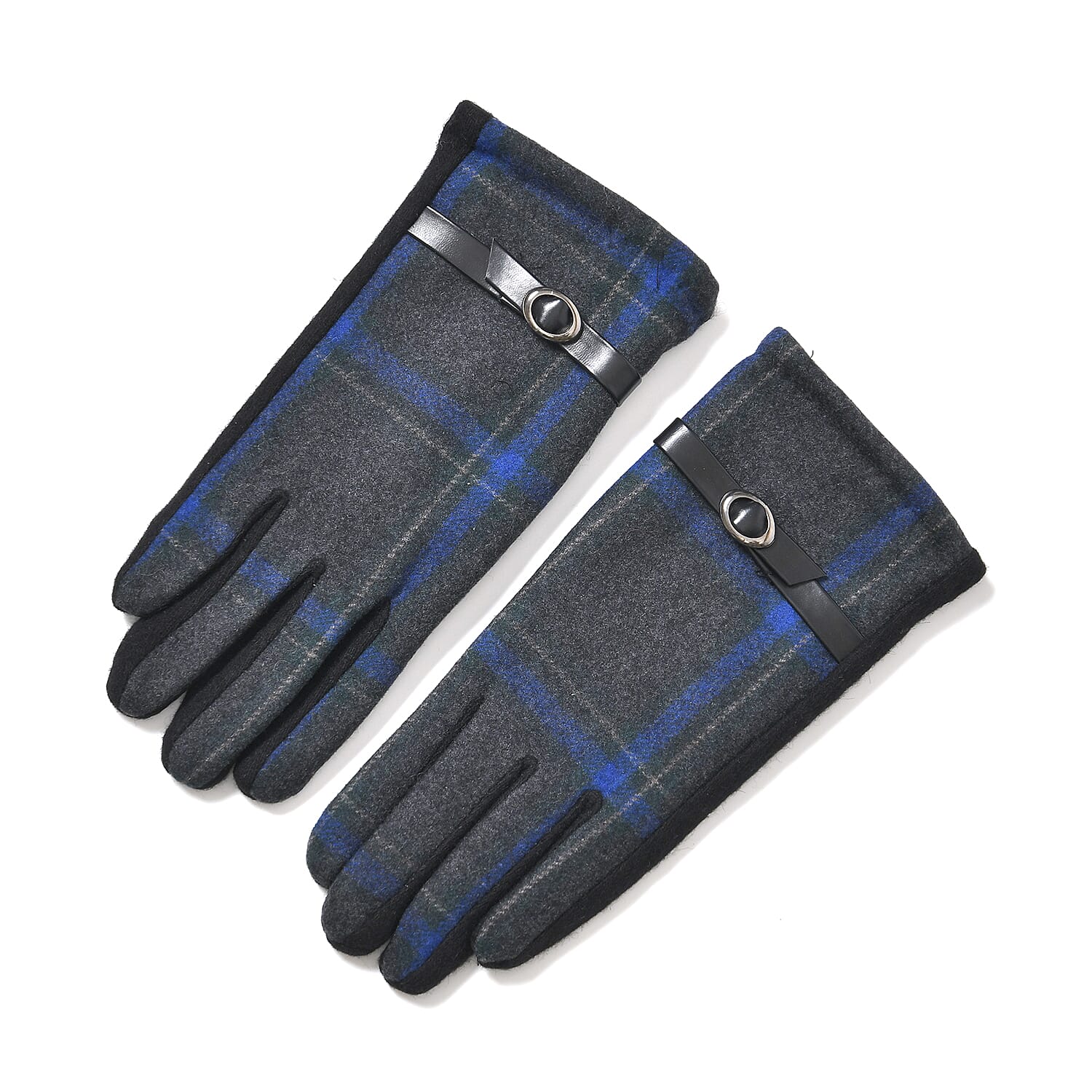Winter Fashion Must Have - Designer Inspiration - CASHMERE Gloves - Navy & Brown