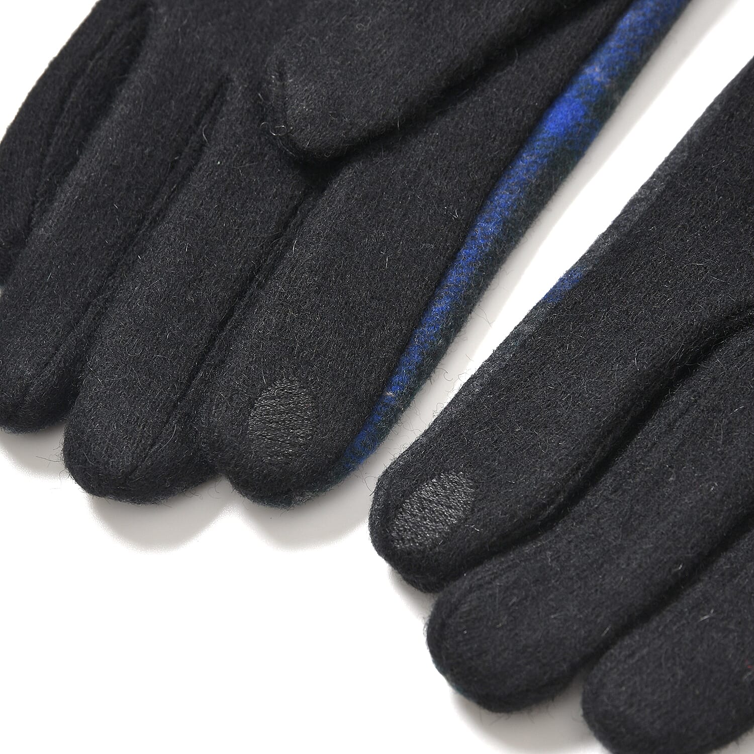 Winter Fashion Must Have - Designer Inspiration - CASHMERE Gloves - Navy & Brown