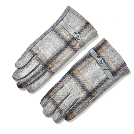Winter Fashion Must Have - Designer Inspiration -CASHMERE Blend Gloves- Light Grey