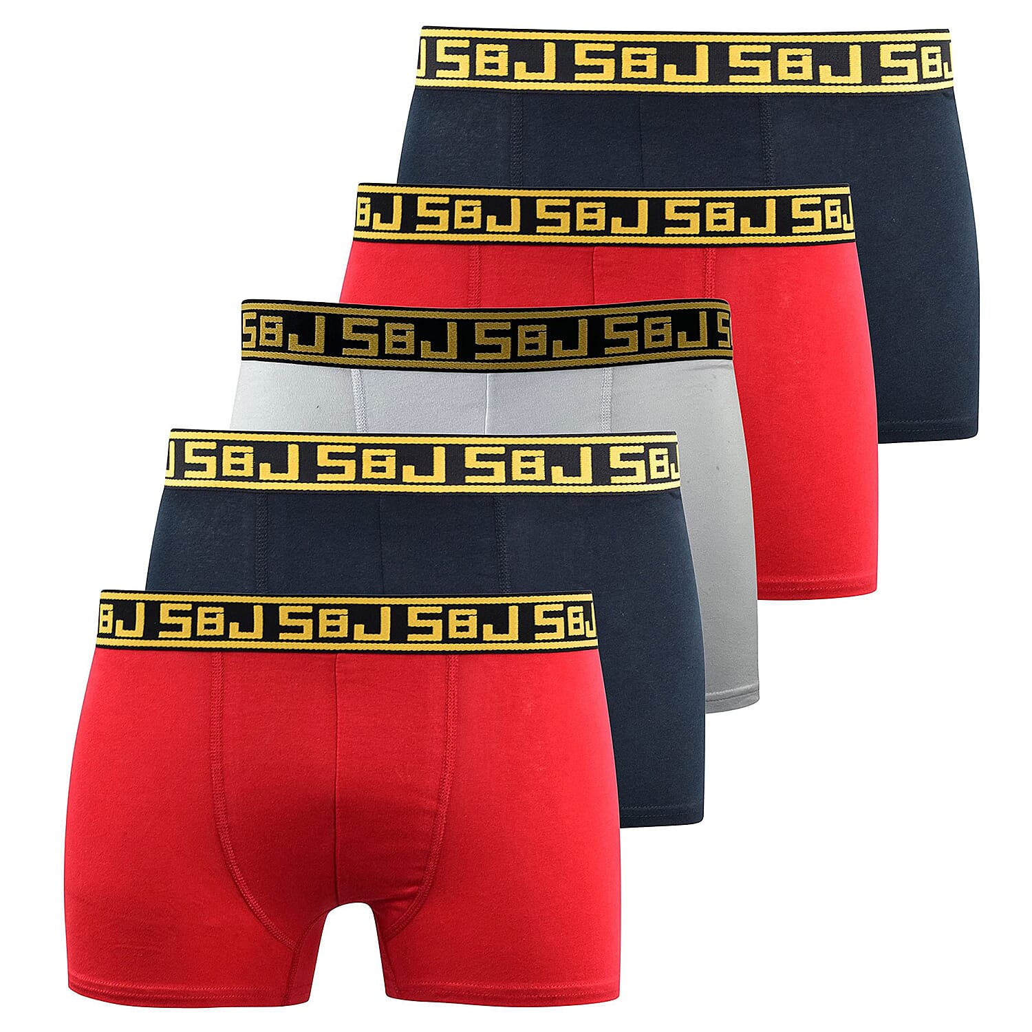 Set of 5 - Smith & Jones 100% Cotton Trunk (Size L) - Multi