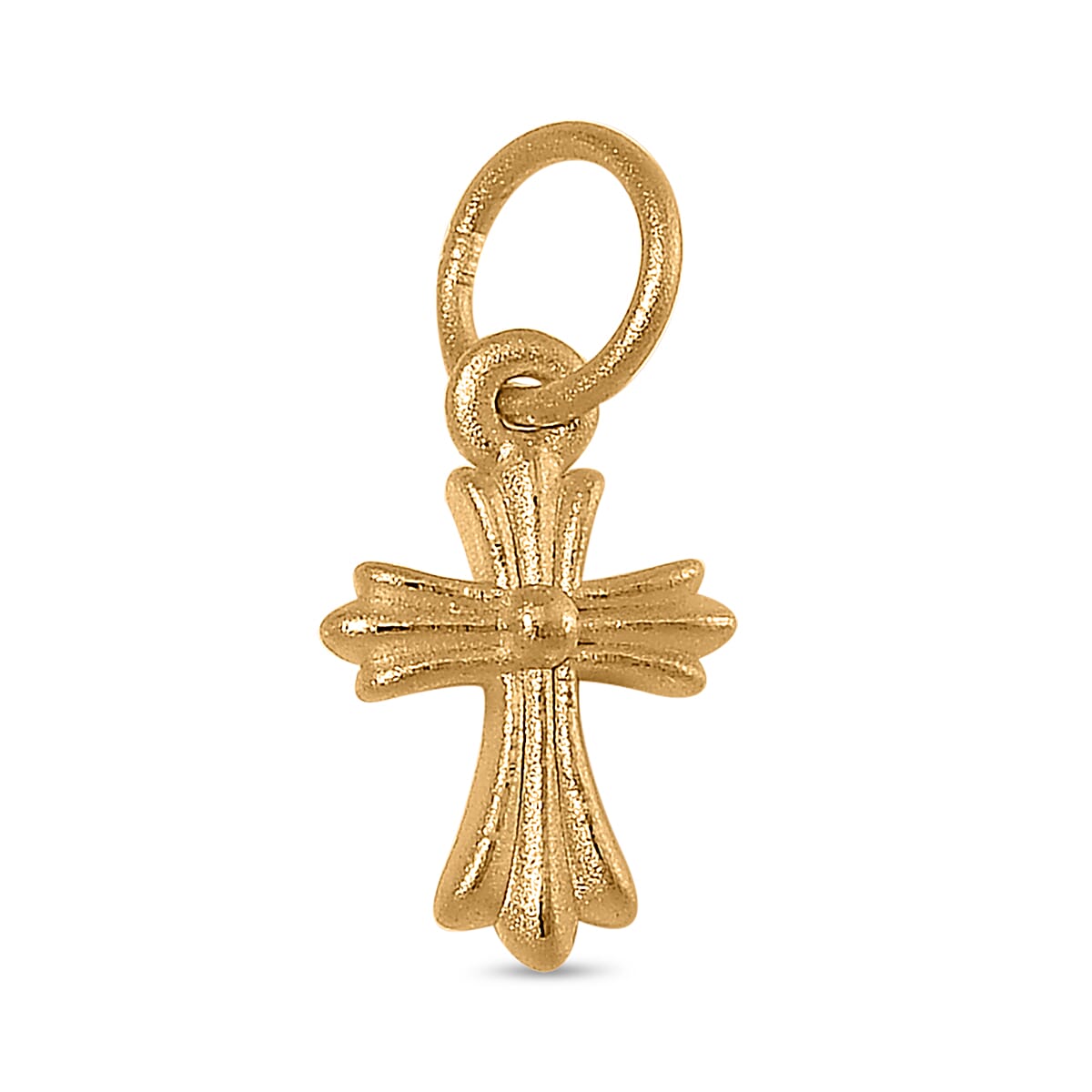 Gold cross pendant 24k discount