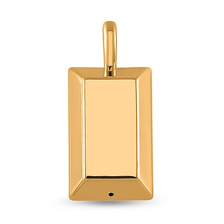 Mega Close Out Deal- 9K Yellow Gold Ingot Bar Pendant