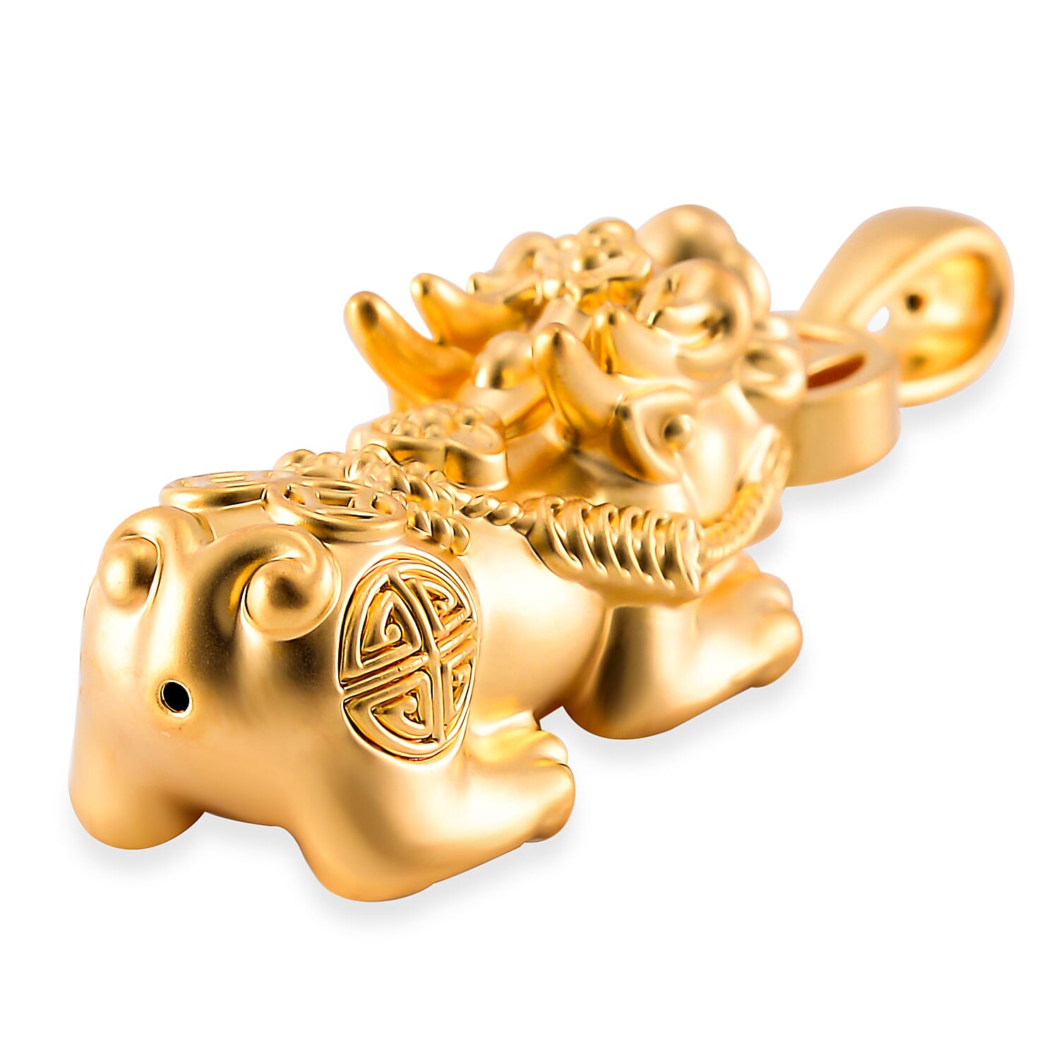 One Time Deal - TJC Large 9K Yellow Gold Pixiu Pendant