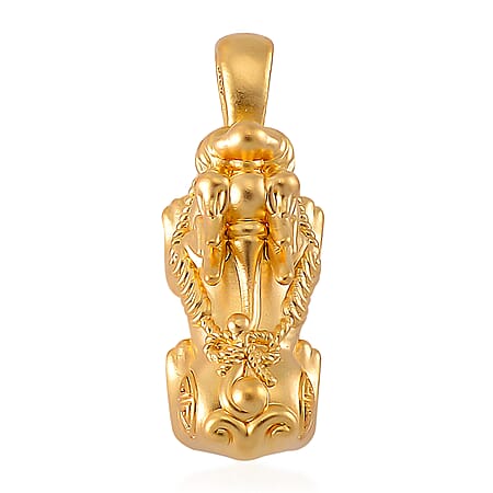 One Time Closeout Deal -  9K Yellow Gold Pixiu Pendant