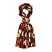 La Marey Mulberry Silk Printed Scarf (Size 55x170cm)
