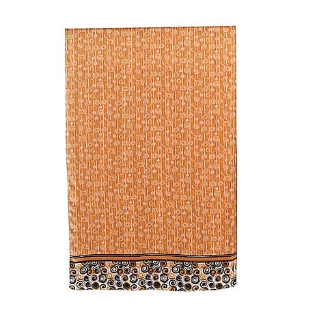 La Marey Mulberry Silk Printed Scarf  - Black White