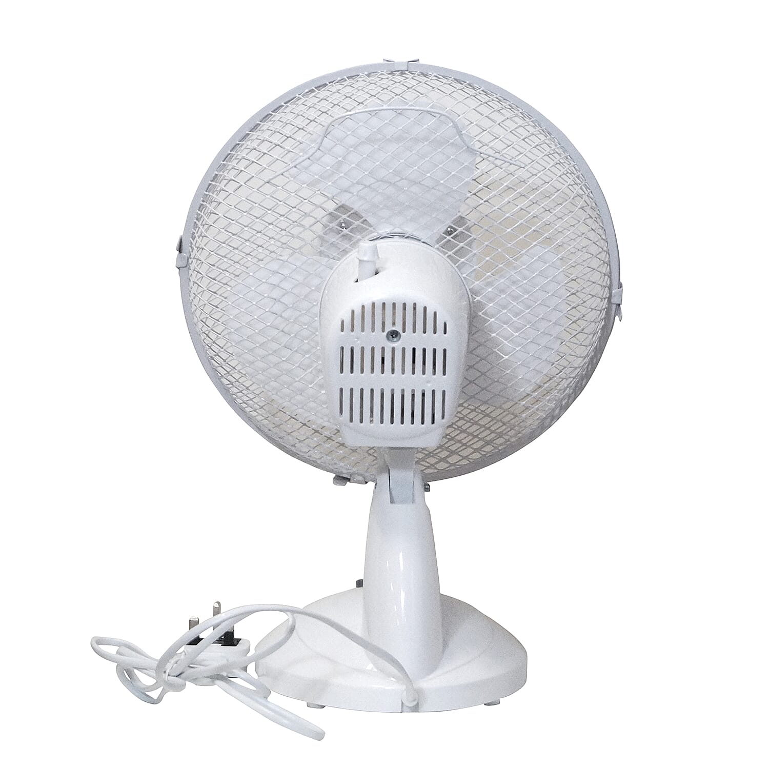 The Prem-I-Air 9Inch (23 cm) Oscillating Desktop Fan with 2 Speed Settings - White