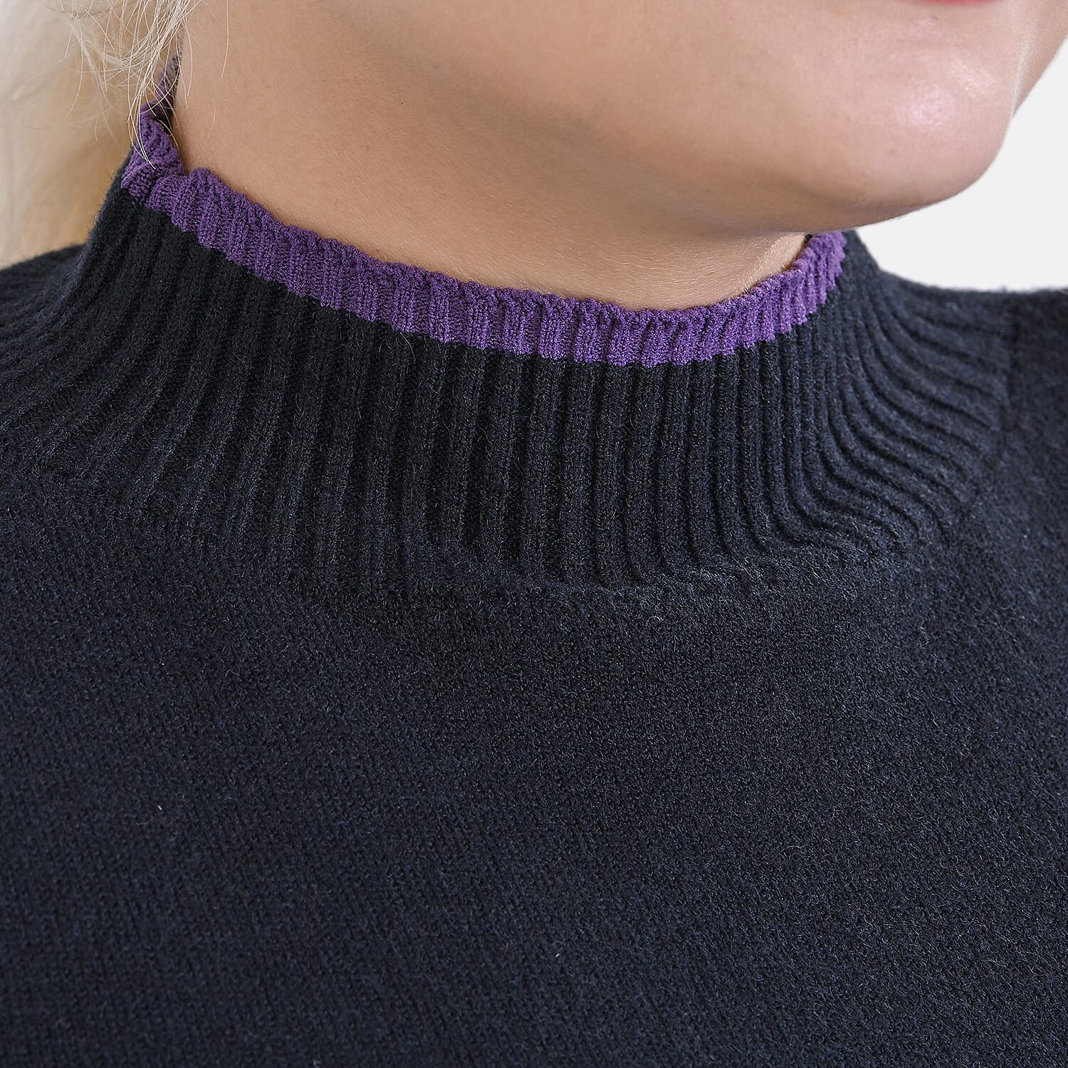 La Marey Cotton Blend Knitted Dress