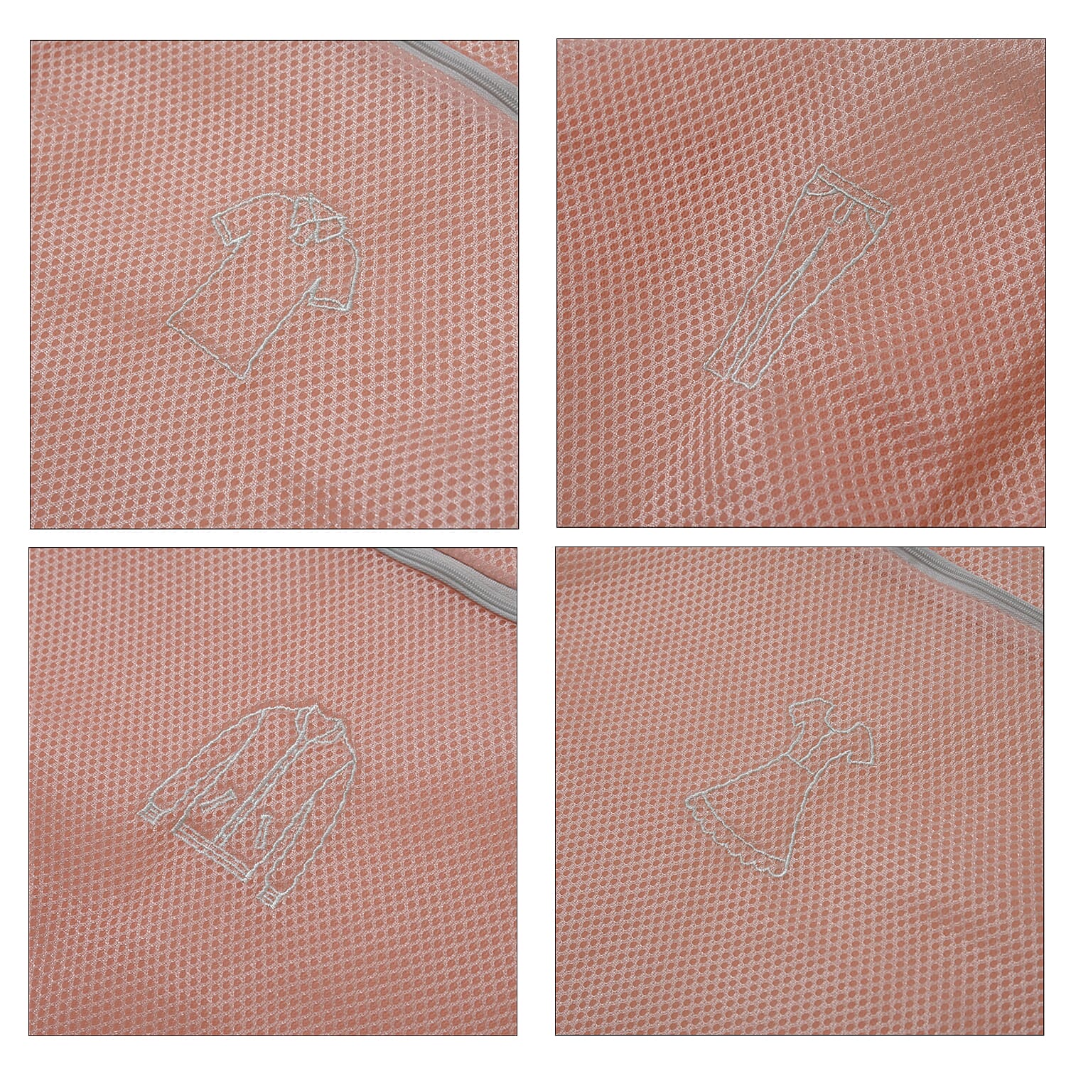 6 Laundry Bags - Designed to Protect Delicate Clothes from Damage During the Wash Cycle - 1 XL(50x60cm), 1 L(40x50cm), 1 M(30x40cm), 1 bra bag(16x18cm), 1 large round bag(20x30cm - Pink 6 Laundry Bags - Designed to Protect Delicate Clothes from Damage During the Wash Cycle - 1 XL(50x60cm), 1 L(40x50cm), 1 M(30x40cm), 1 bra bag(16x18cm), 1 large round bag(20x30cm - Pink