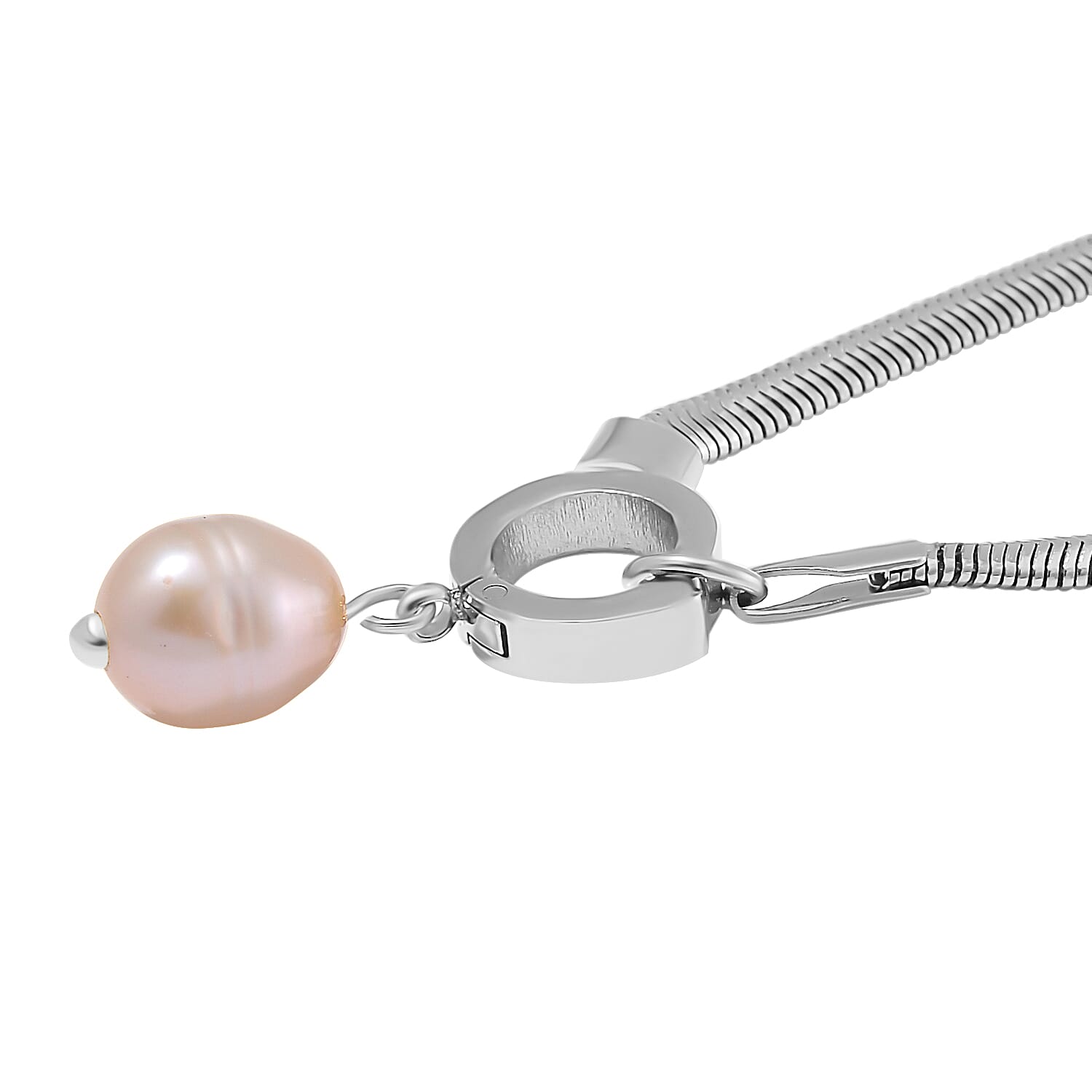 Freshwater Pearl Necklace (Size - 20) - White