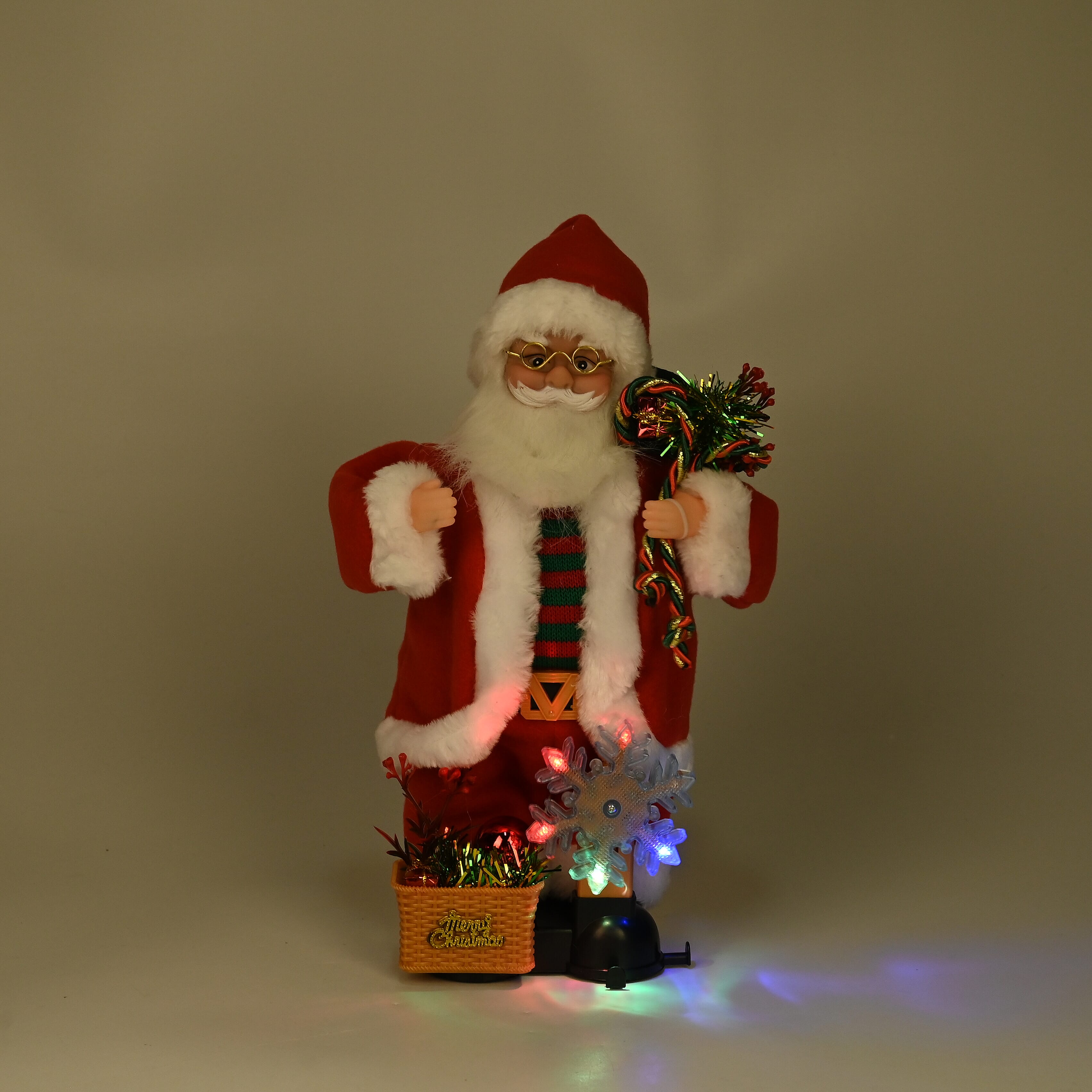 Christmas Ornament One Size- Multi Color & Red