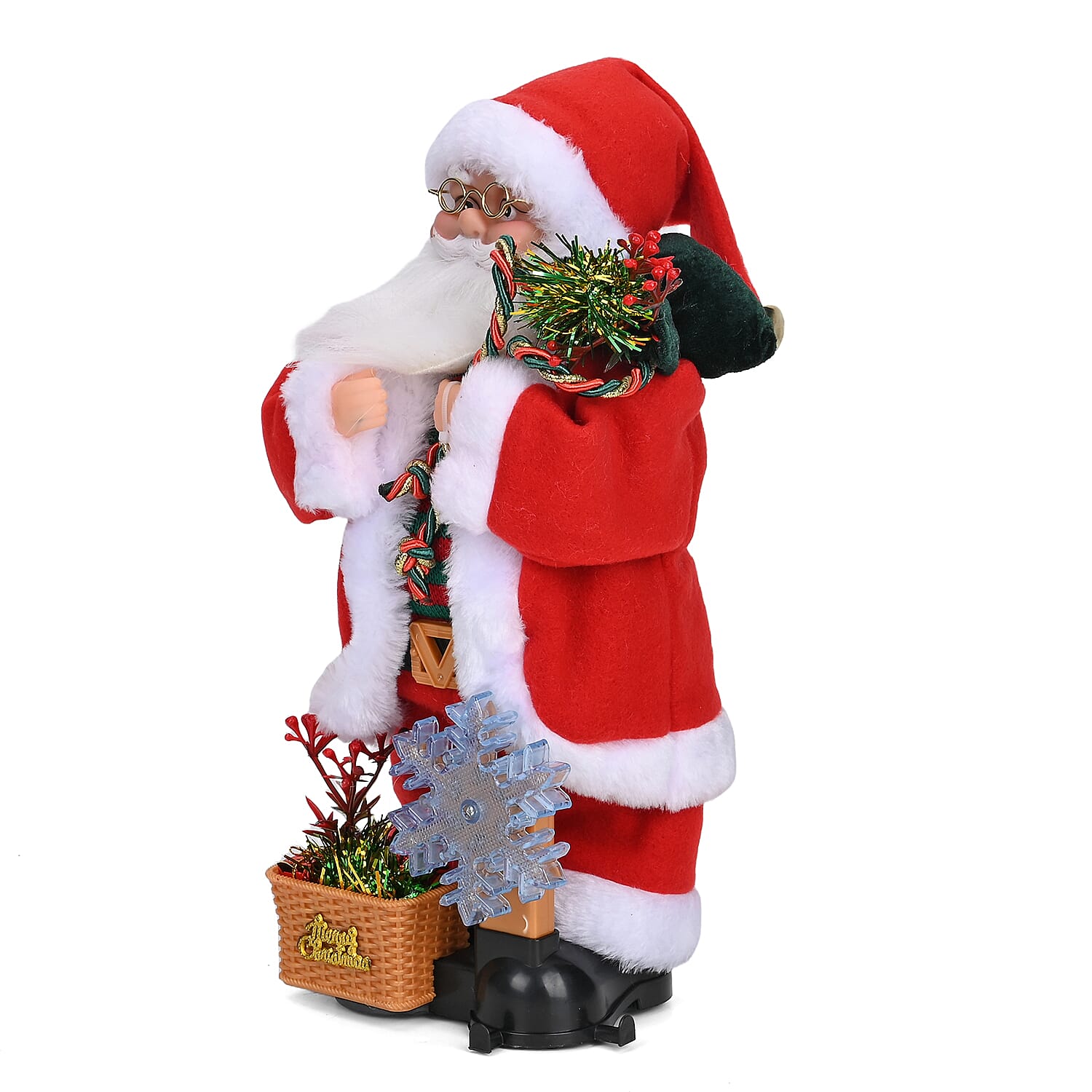 Christmas Ornament One Size- Multi Color & Red