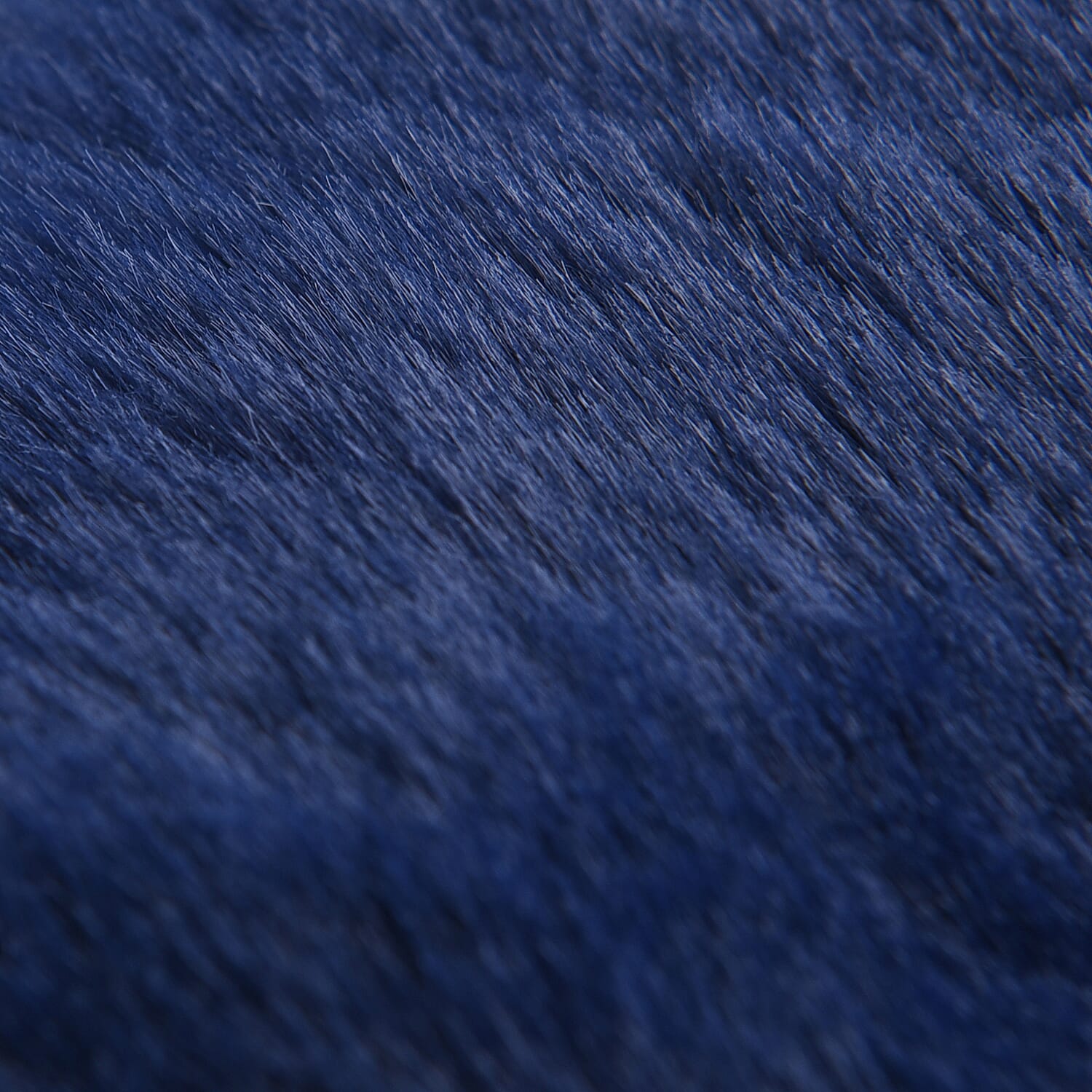 Faux Fur Scarf (Size 175x65 Cm) - Navy
