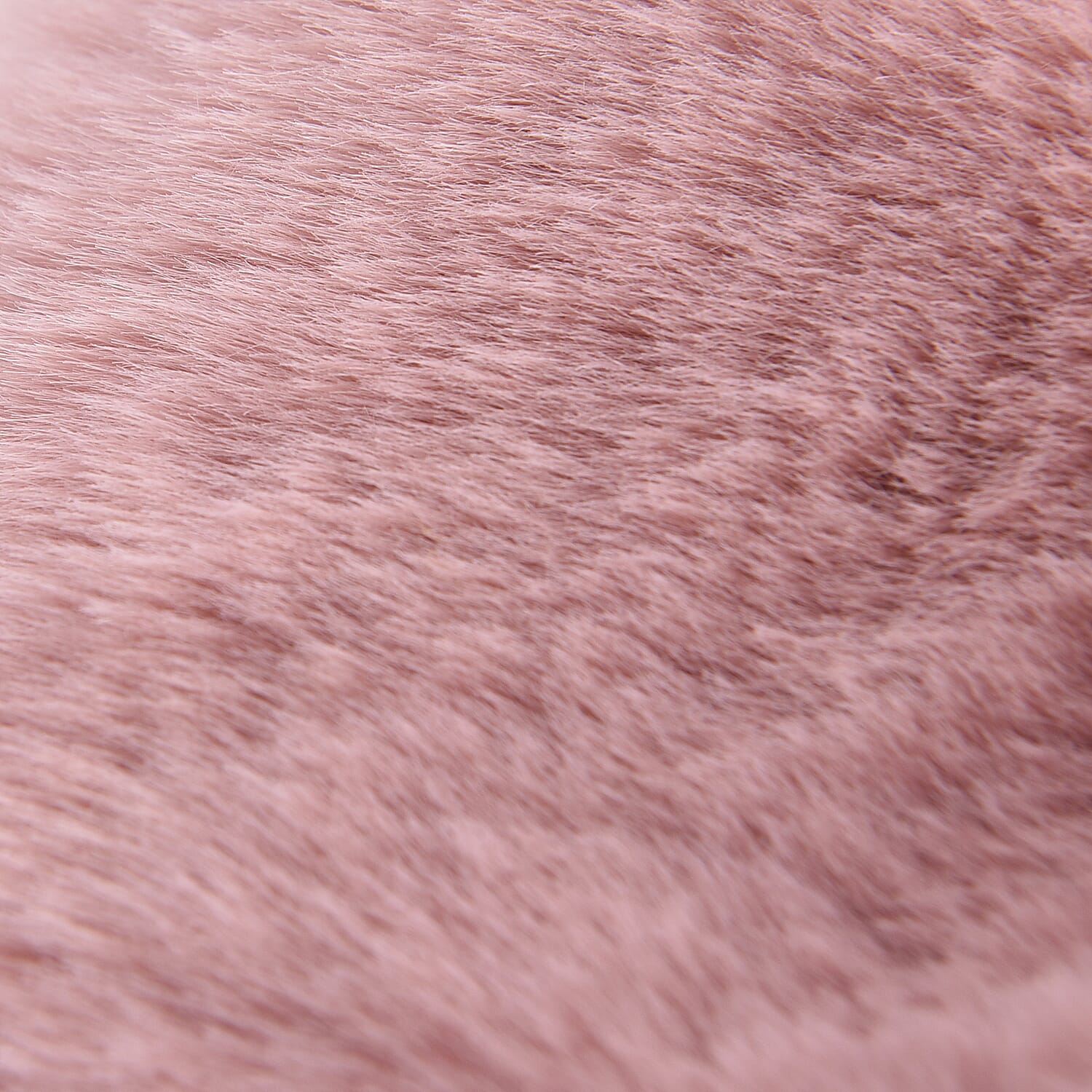 Faux Fur Scarf (Size 175x65 Cm) - Pink