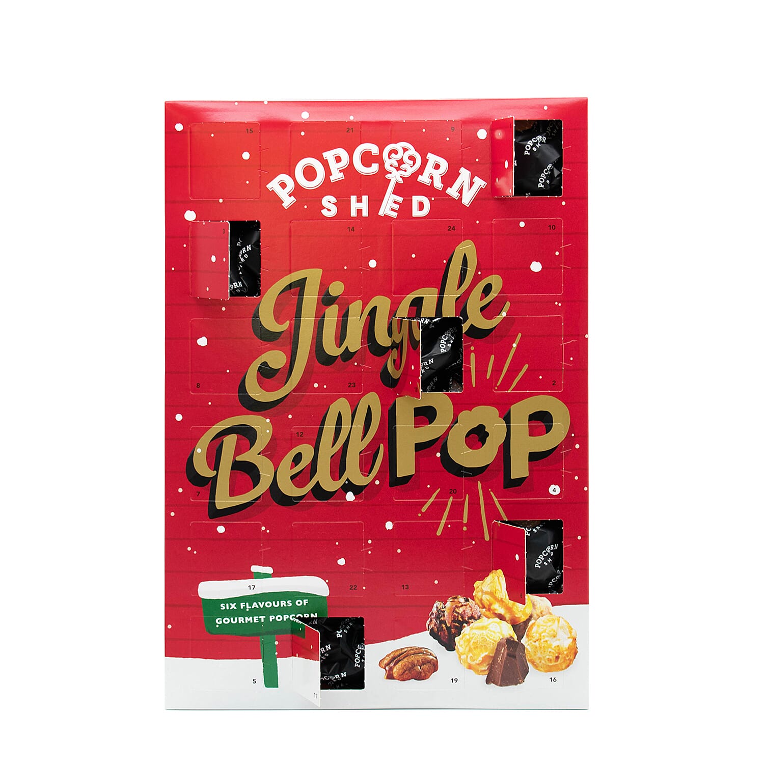 POPCORN SHED Gourmet Popcorn Advent Calendar (168g)