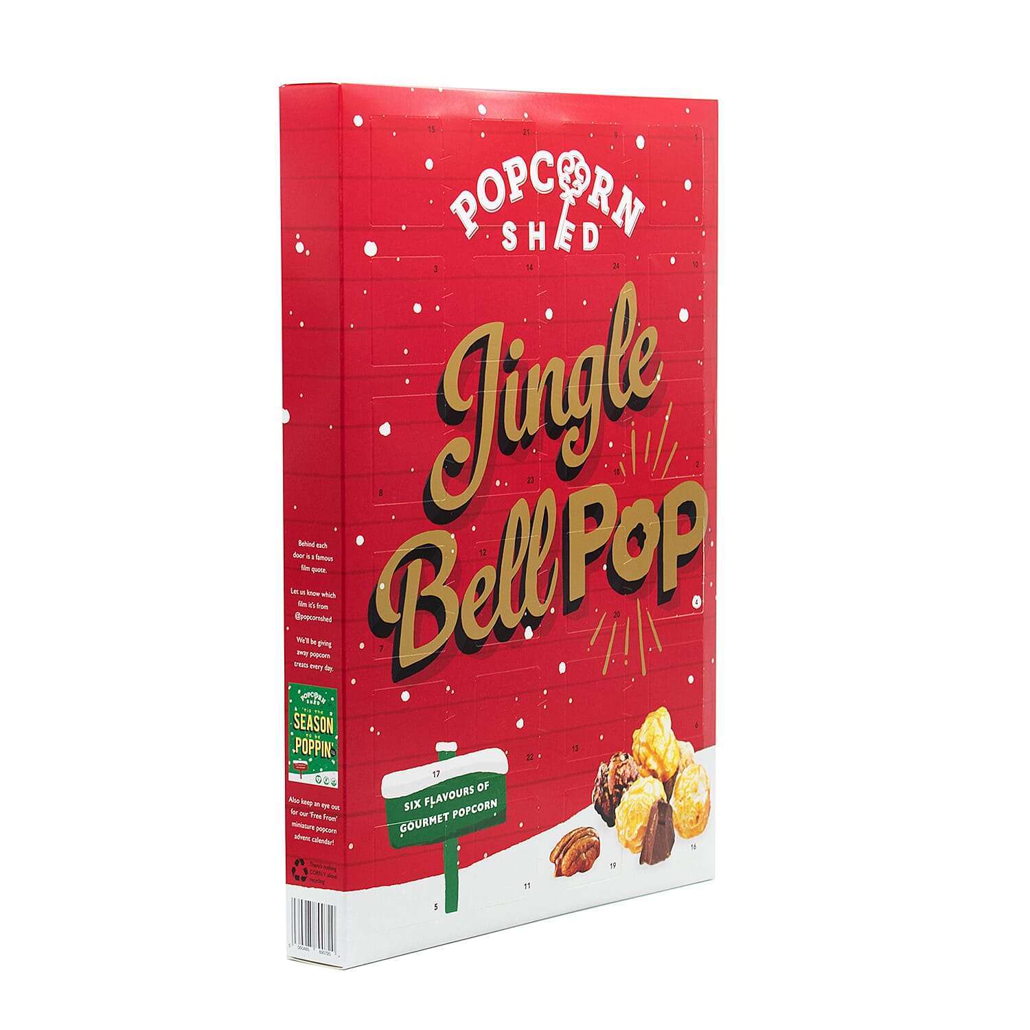 POPCORN SHED Gourmet Popcorn Advent Calendar (168g)