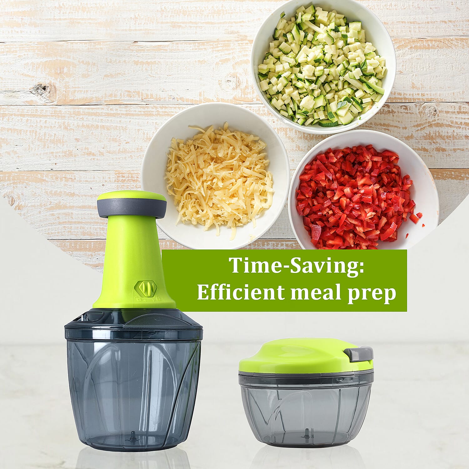 Chop it! Blend it! (Size 13x13x22 cm) - Green & Green