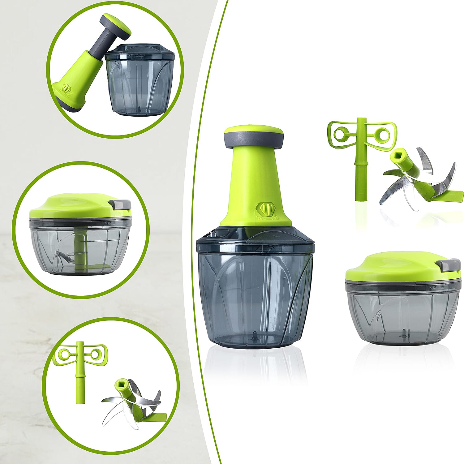 Chop it! Blend it! (Size 13x13x22 cm) - Green & Green