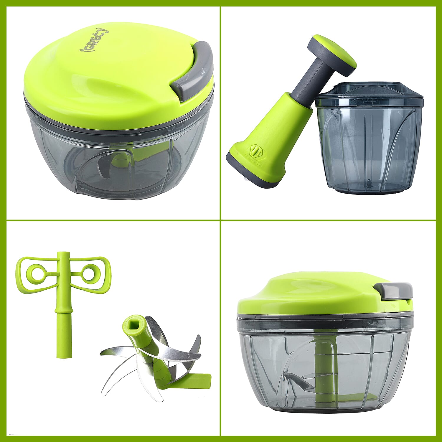 Chop it! Blend it! (Size 13x13x22 cm) - Green & Green