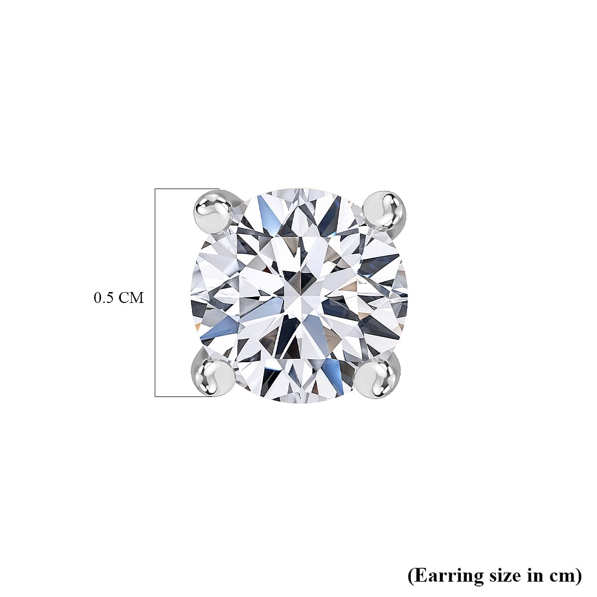 Luxuriant Diamond-0.5 Ct. Lab Grown Diamond Solitaire Stud Earrings in 9K Yellow Gold Luxuriant Diamond-0.5 Ct. Lab Grown Diamond Solitaire Stud Earrings in 9K Yellow Gold