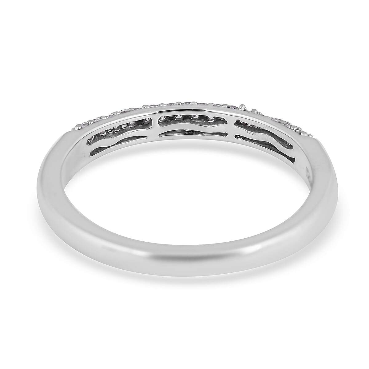 Doorbuster - RHAPSODY 950 Platinum IGI Certified Diamond (VS- E-F) Ring 0.25 Ct.