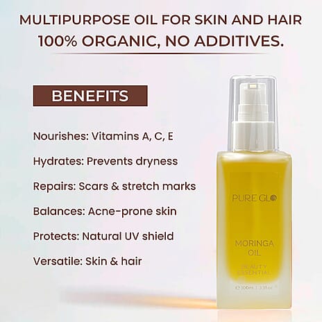 Pure Glo Moringa Oil - 100ml