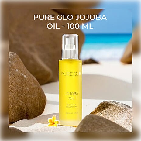 Pure Glo Cold Pressed Natural Jojoba Oil Volume - 100 ml
