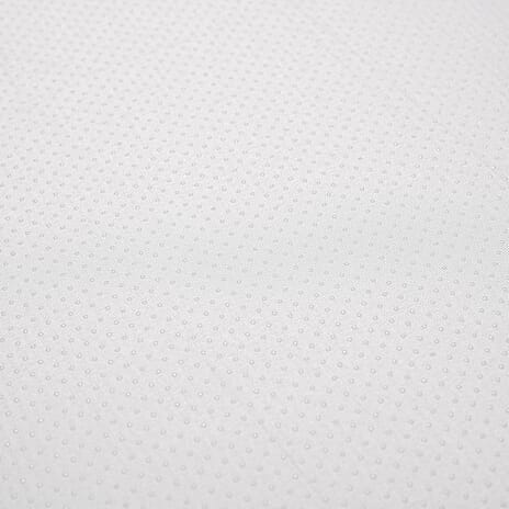 Bamboo Solid Mattress Pad (Size 200x5 cm) - White & White