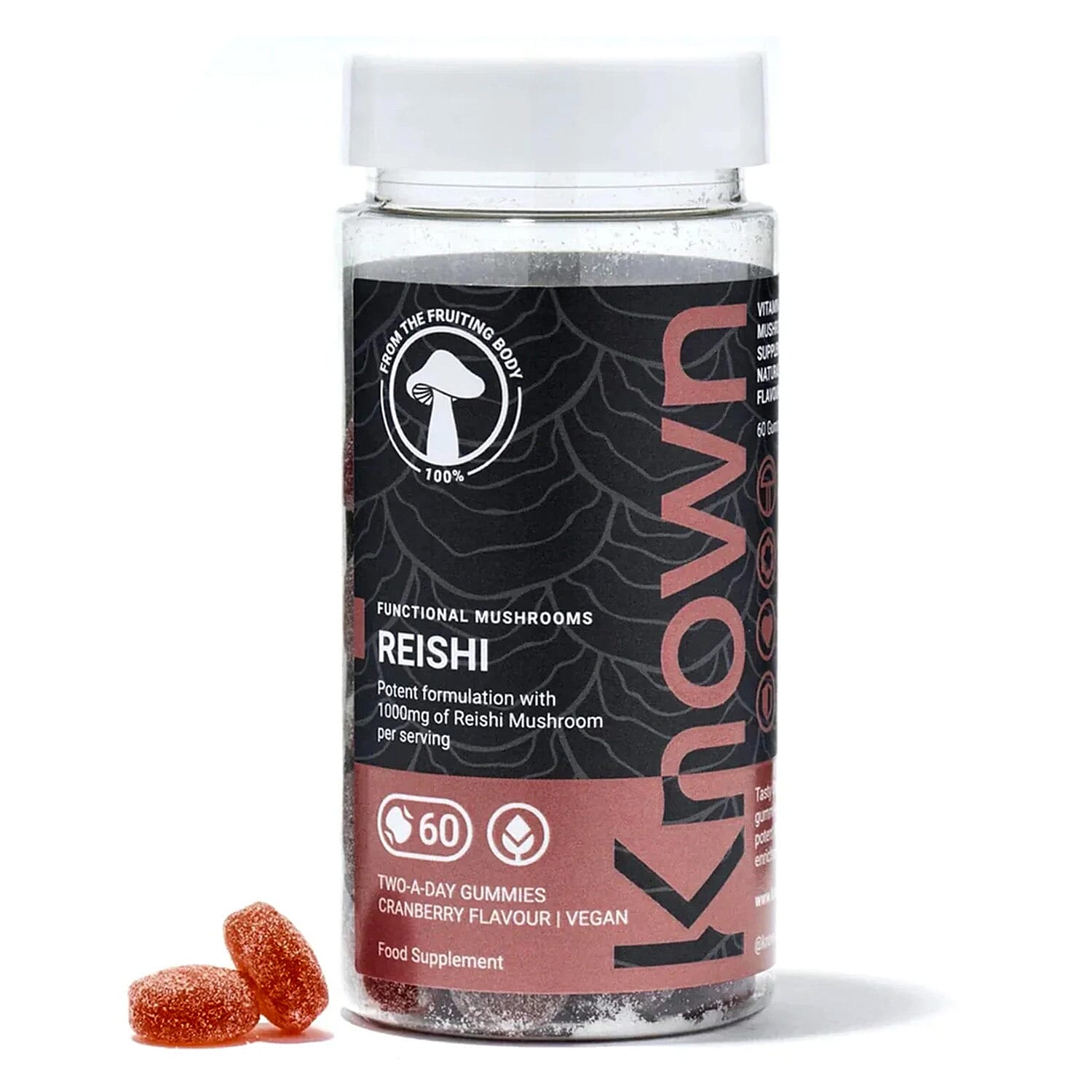 Known Reishi Mushroom Vegan Gummies