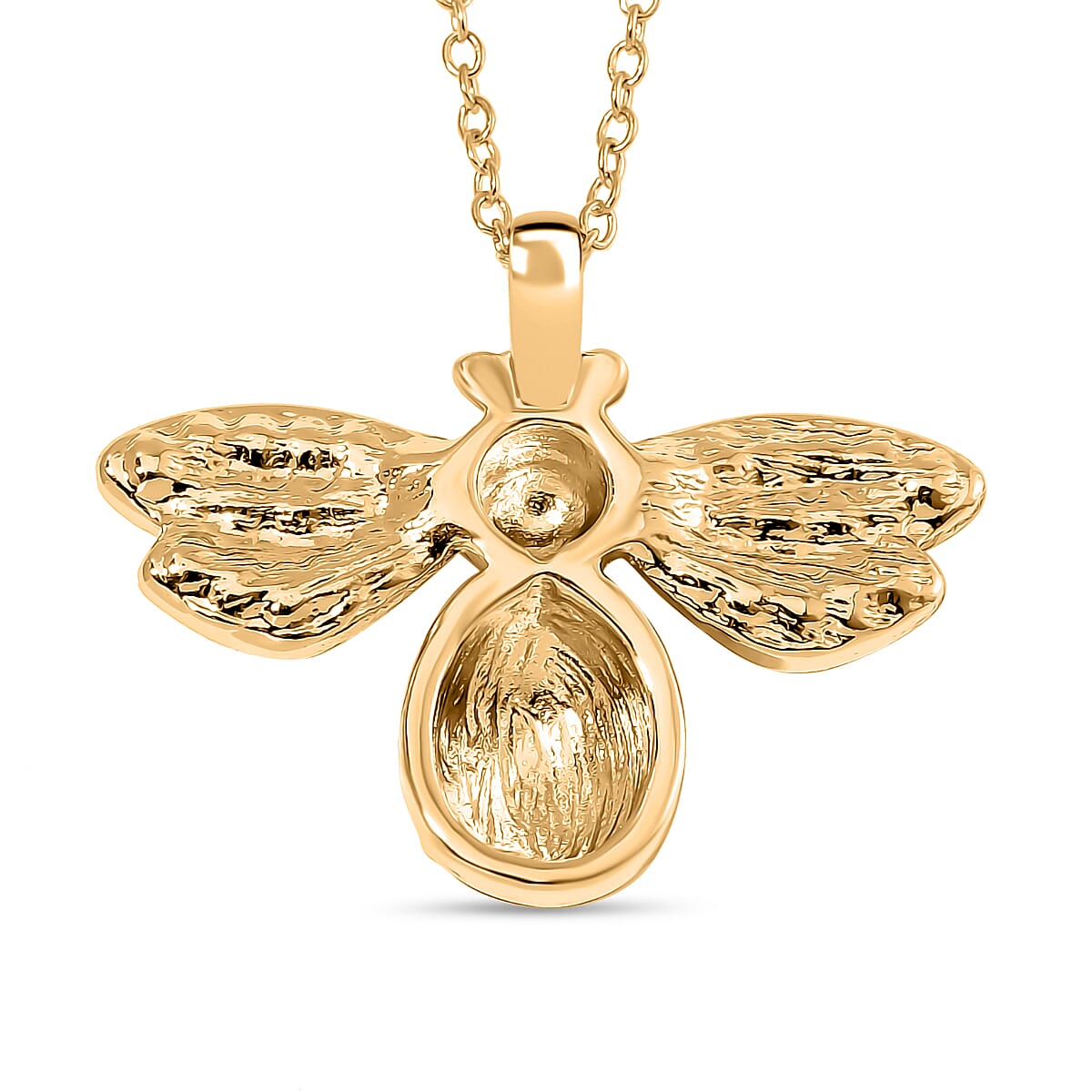 Designer Inspired - White Crystal Necklace (Size - 24)