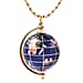  Close Out Deal- Gemstone Globe pendant with 30 Inch Bead Necklace