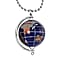 Close Out Deal- Gemstone Globe pendant with 30 Inch Bead Necklace