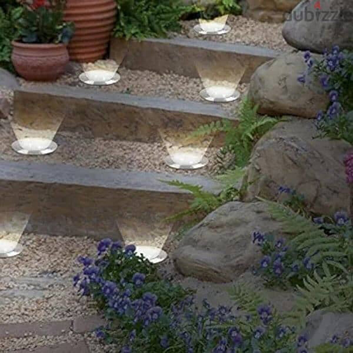 Maxxmee Set of 4 Sensor Solar Lights - Silver