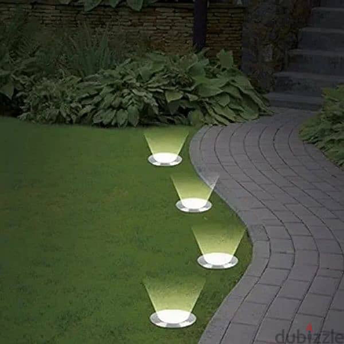 Maxxmee Set of 4 Sensor Solar Lights - Silver