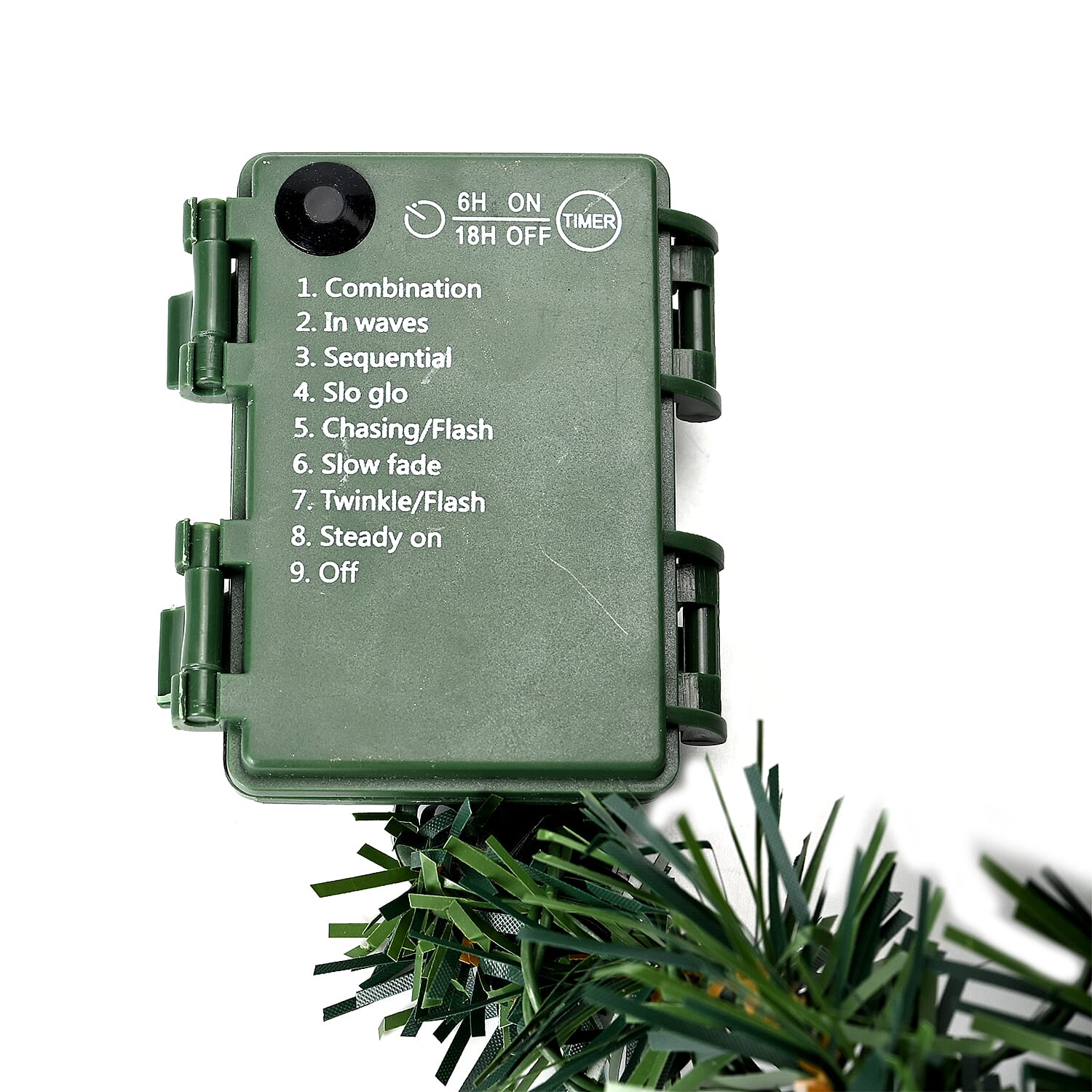 LED Christmas Tree With 35 Warm LED Lights, Red Berries & Pot