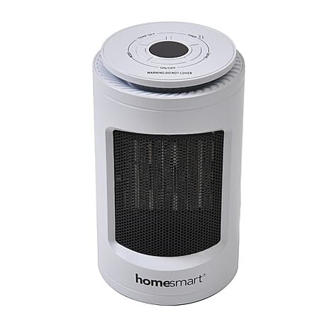 Portable Ceramic PTC Heater (600-1200W) - White