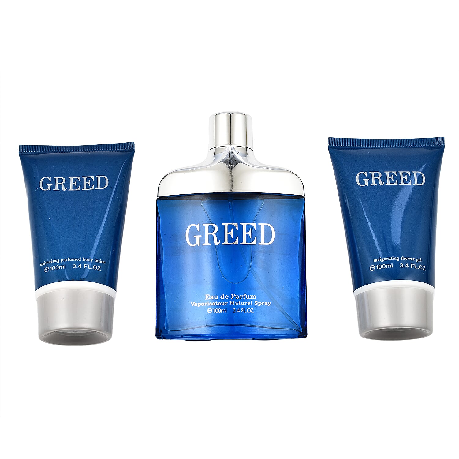 Greed Pour Homme 3 Piece Gift Set (Inc. 100ml EDP, 100ml Shower Gel & 100ml Body Lotion)