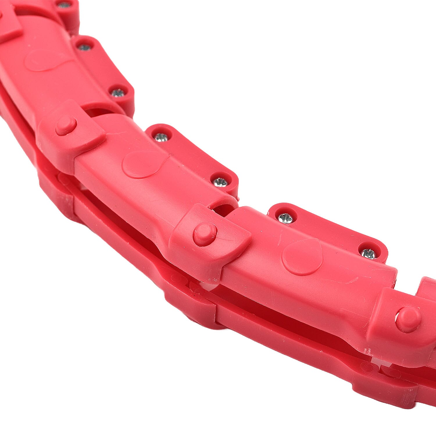 Weighted Smart Hula Ring Hoops with 360 Auto Rotation Massage - Pink